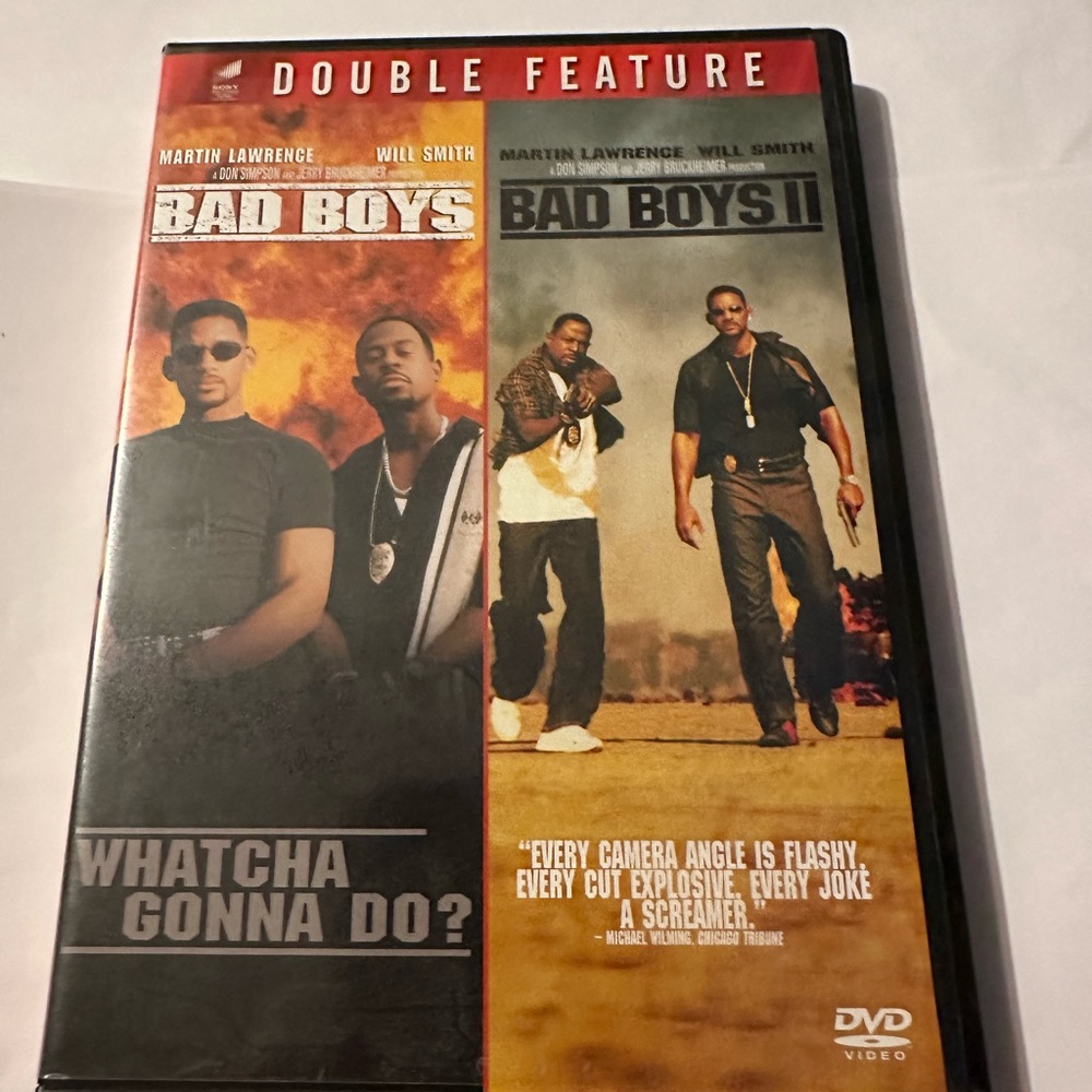 DVD Bad Boys 1 & 2 Double Feature